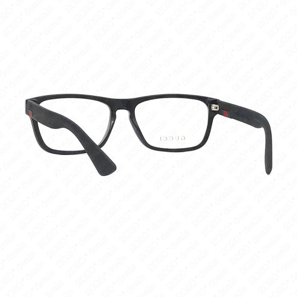 GUCCI Men's GG0174O 005 56mm Black Eyeglasses - Picture 5 of 12